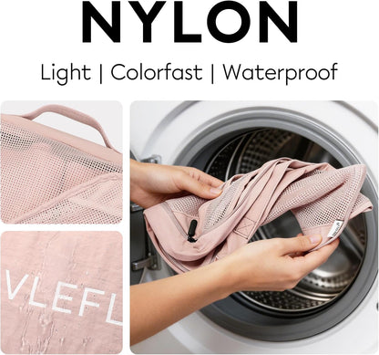Compression Packing Cubes for Travel, 6-Piece Lightweight Luggage Organizer Bags, Space Saving Suitcase Packing Set for Women