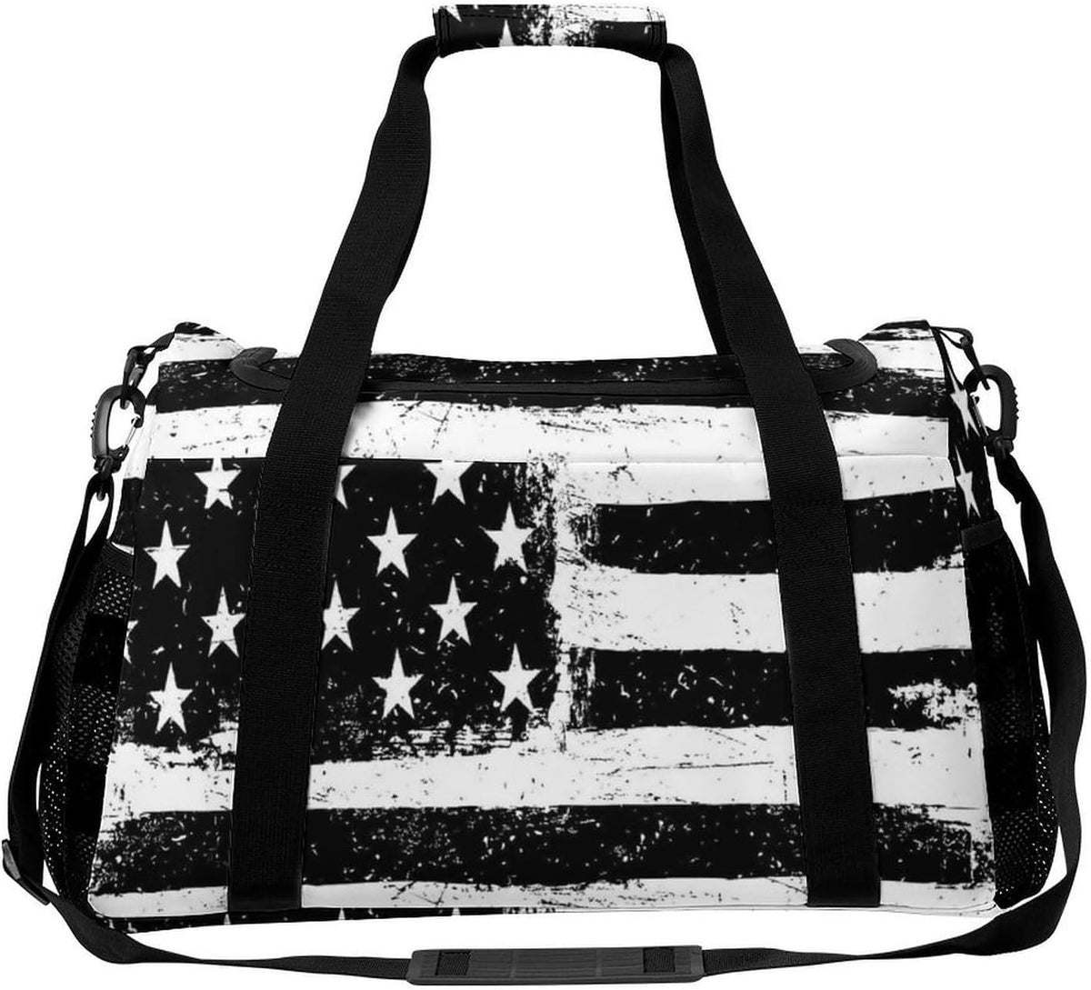 Women Lightweight Travel Duffel Bag Foldable Weekender Overnight Carry On Tote Bag for Gym Yoga