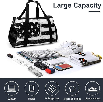 Women Lightweight Travel Duffel Bag Foldable Weekender Overnight Carry On Tote Bag for Gym Yoga