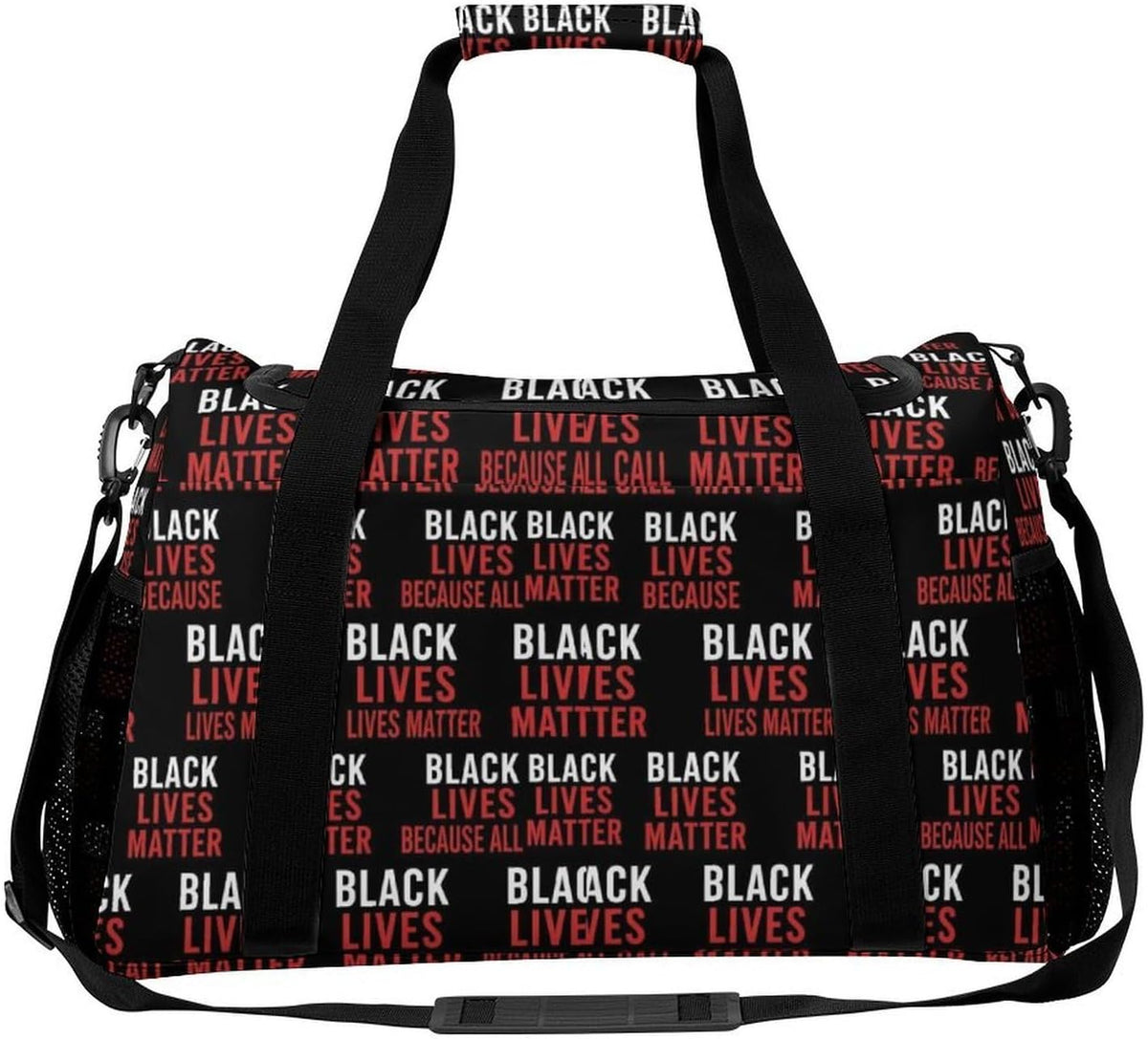 Women Lightweight Travel Duffel Bag Foldable Weekender Overnight Carry On Tote Bag for Gym Yoga