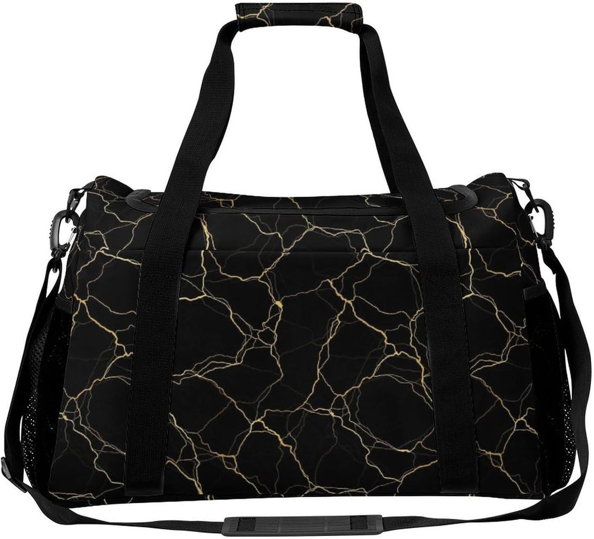 Women Lightweight Travel Duffel Bag Foldable Weekender Overnight Carry On Tote Bag for Gym Yoga