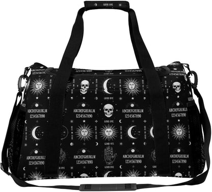 Women Lightweight Travel Duffel Bag Foldable Weekender Overnight Carry On Tote Bag for Gym Yoga