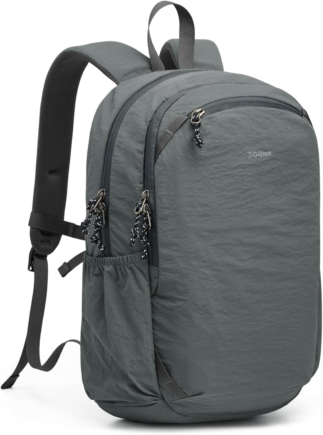 15L Hiking Backpack Lightweight Small Travel Backpack Casual Daypack for Women Men Outdoor Campus, Gray