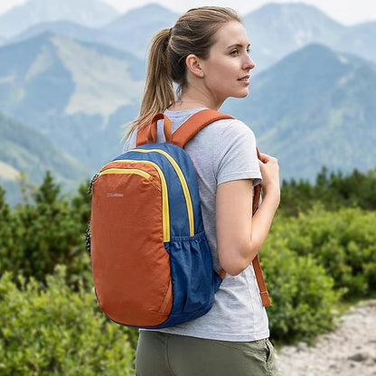 15L Hiking Backpack Lightweight Small Travel Backpack Casual Daypack for Women Men Outdoor Campus, Gray