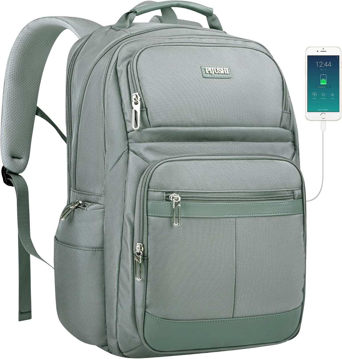 Anti-Theft Travel Backpack for Women TSA Friendly Flight Approved | Laptop Backpack With Hidden Tracker Pocket,180° Flat Open, USB Port, Fits 16" Laptop for Businiess, Daily