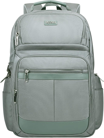 Anti-Theft Travel Backpack for Women TSA Friendly Flight Approved | Laptop Backpack With Hidden Tracker Pocket,180° Flat Open, USB Port, Fits 16" Laptop for Businiess, Daily