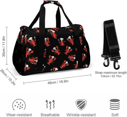 Travel and Gym Bag Duffel Easy Access Design Sports Weekender Overnight Carry On