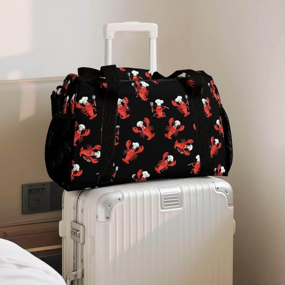Travel and Gym Bag Duffel Easy Access Design Sports Weekender Overnight Carry On
