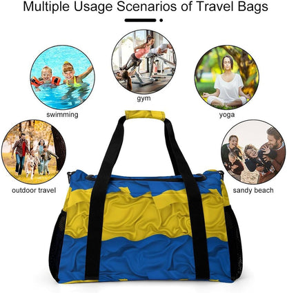Travel and Gym Bag Duffel Easy Access Design Sports Weekender Overnight Carry On