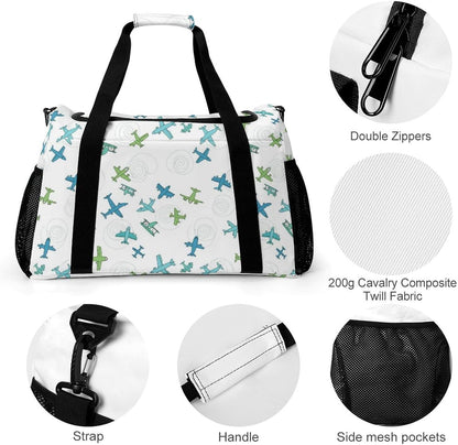Travel and Gym Bag Duffel Easy Access Design Sports Weekender Overnight Carry On