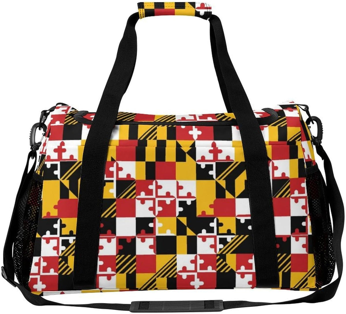 Travel and Gym Bag Duffel Easy Access Design Sports Weekender Overnight Carry On