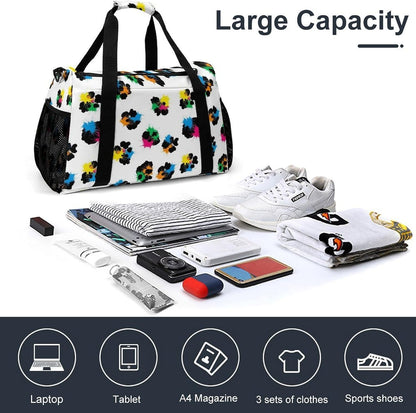 Travel and Gym Bag Duffel Easy Access Design Sports Weekender Overnight Carry On