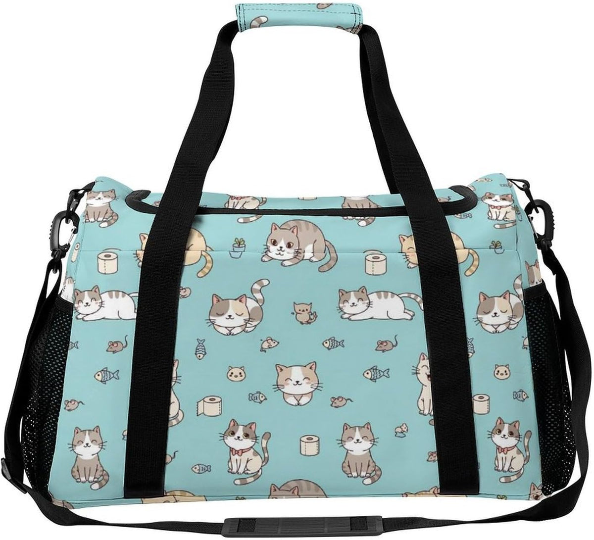 Travel and Gym Bag Duffel Easy Access Design Sports Weekender Overnight Carry On