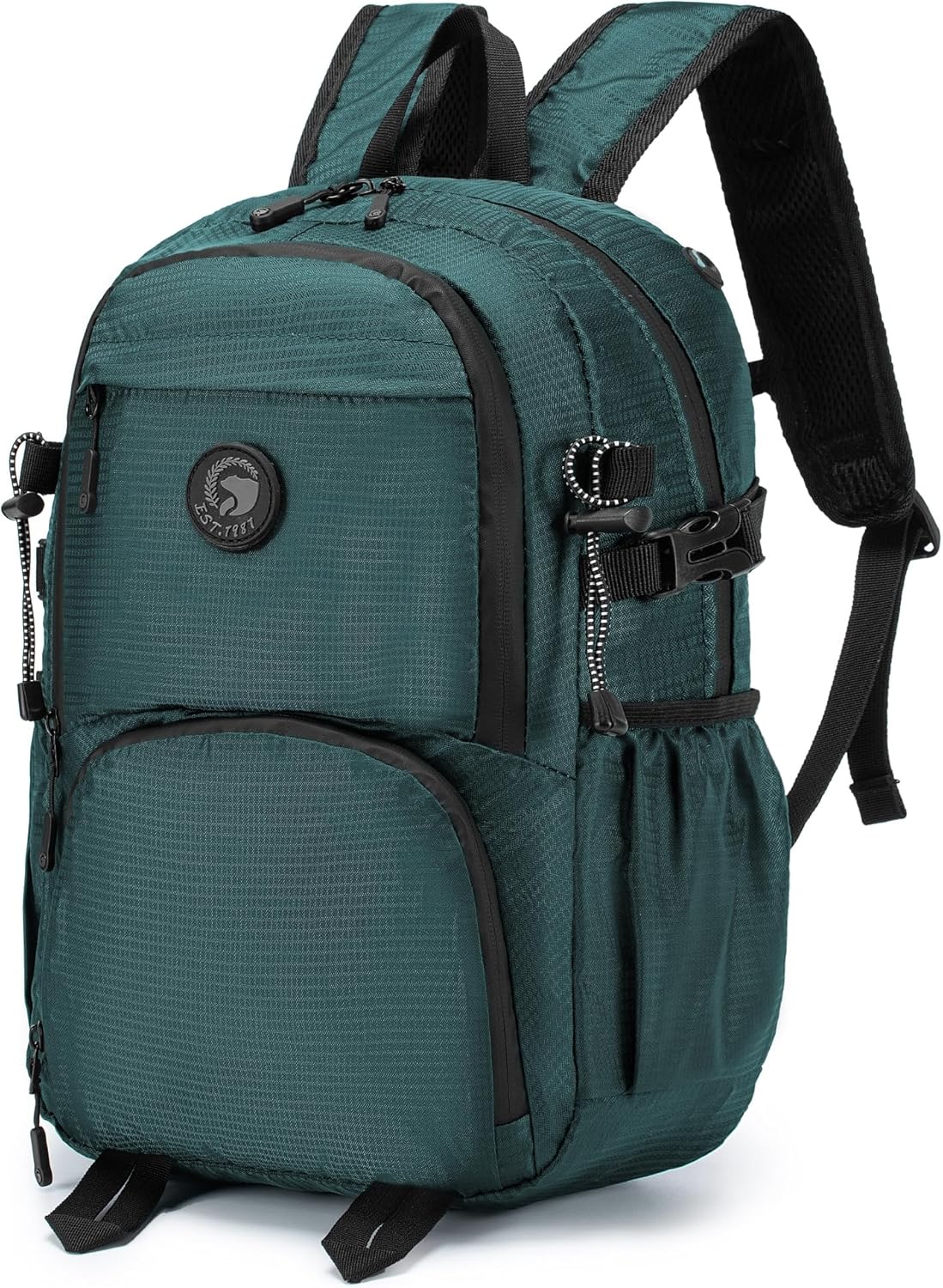 40x30x15 cm Personal Item Travel Bag,16x12x6 inch Small Carry On Backpack 20L, Flight Approved Underseat Travel Luggage Bag,Mochila de Viaje,Cabin Size Lightweight Black
