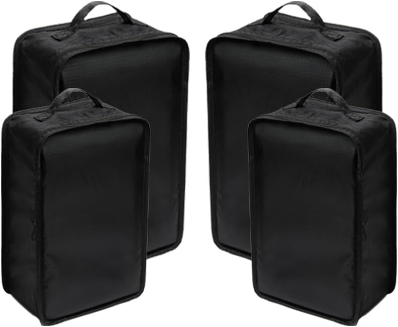 Travel Shoe Bags, Foldable Waterproof Shoe Puches Organizer-Double Layer (Multi-colored4)