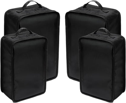 Travel Shoe Bags, Foldable Waterproof Shoe Puches Organizer-Double Layer (Multi-colored4)