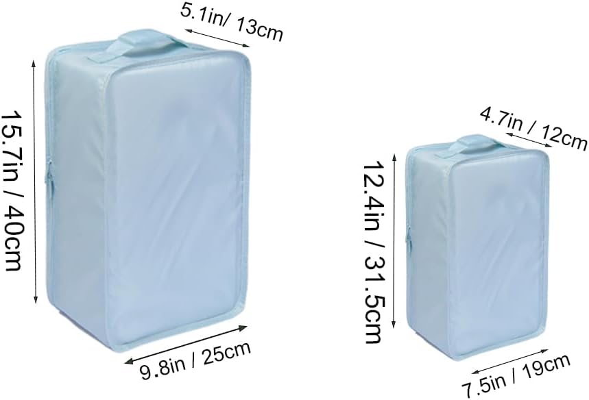 Travel Shoe Bags, Foldable Waterproof Shoe Puches Organizer-Double Layer (Multi-colored4)