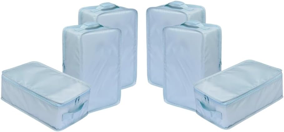 Travel Shoe Bags, Foldable Waterproof Shoe Puches Organizer-Double Layer (Multi-colored4)