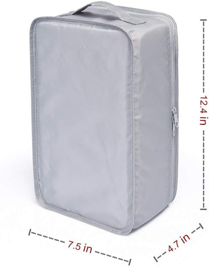 Travel Shoe Bags, Foldable Waterproof Shoe Puches Organizer-Double Layer (Multi-colored4)