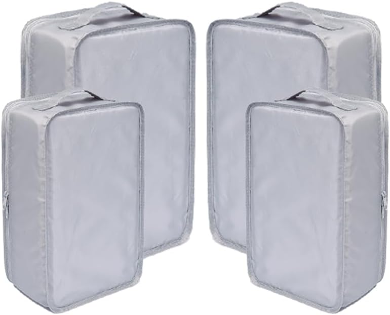 Travel Shoe Bags, Foldable Waterproof Shoe Puches Organizer-Double Layer (Multi-colored4)