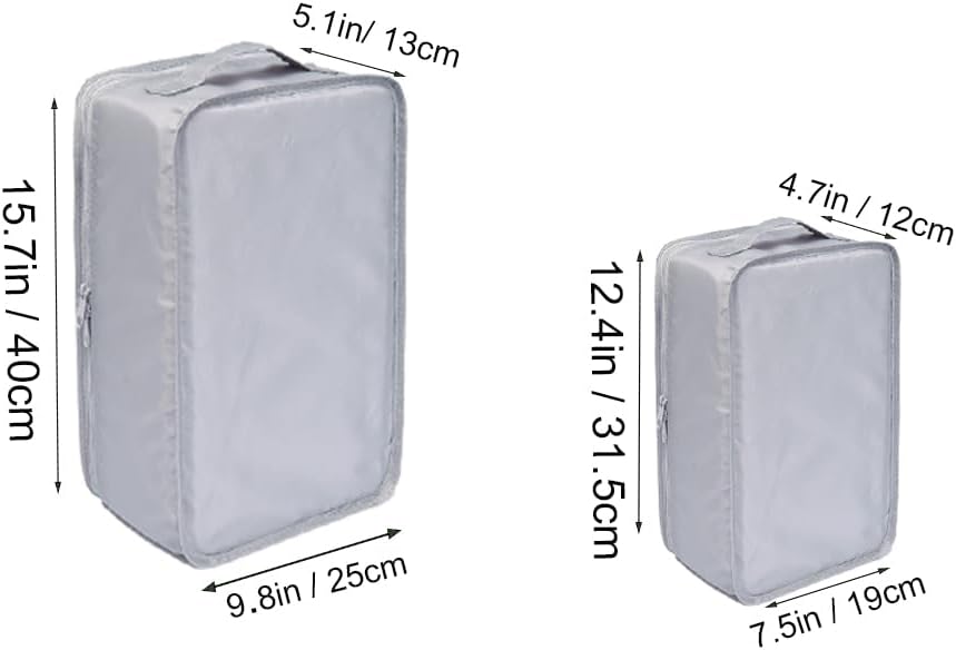 Travel Shoe Bags, Foldable Waterproof Shoe Puches Organizer-Double Layer (Multi-colored4)