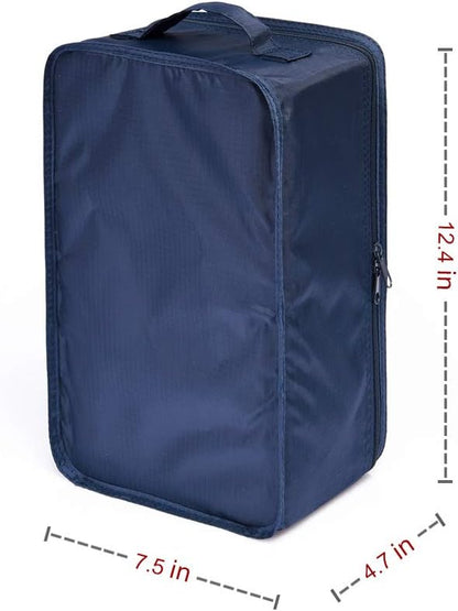 Travel Shoe Bags, Foldable Waterproof Shoe Puches Organizer-Double Layer (Multi-colored4)