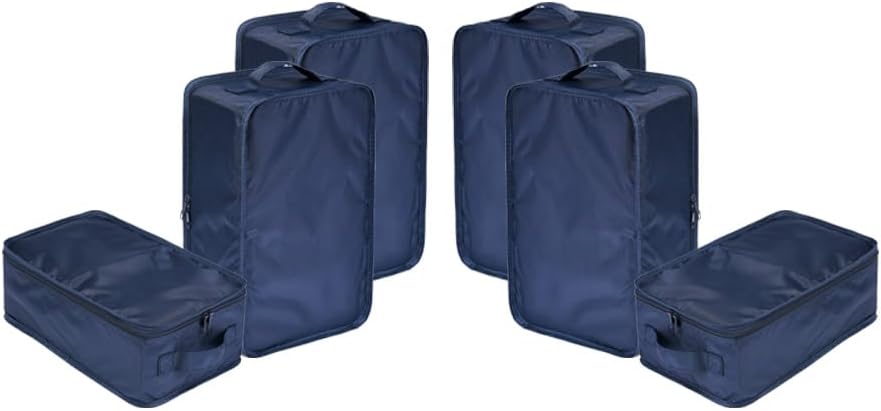 Travel Shoe Bags, Foldable Waterproof Shoe Puches Organizer-Double Layer (Multi-colored4)