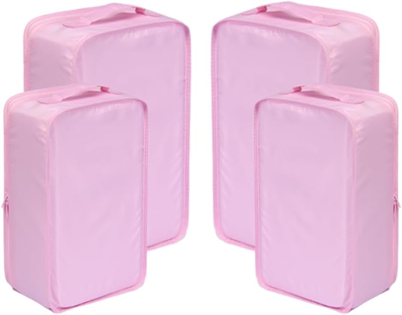 Travel Shoe Bags, Foldable Waterproof Shoe Puches Organizer-Double Layer (Multi-colored4)