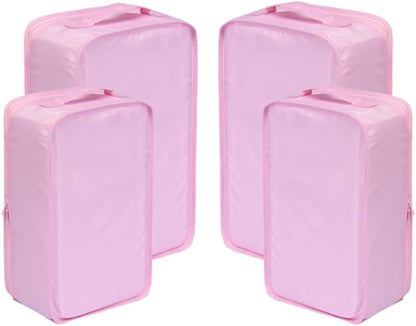 Travel Shoe Bags, Foldable Waterproof Shoe Puches Organizer-Double Layer (Multi-colored4)