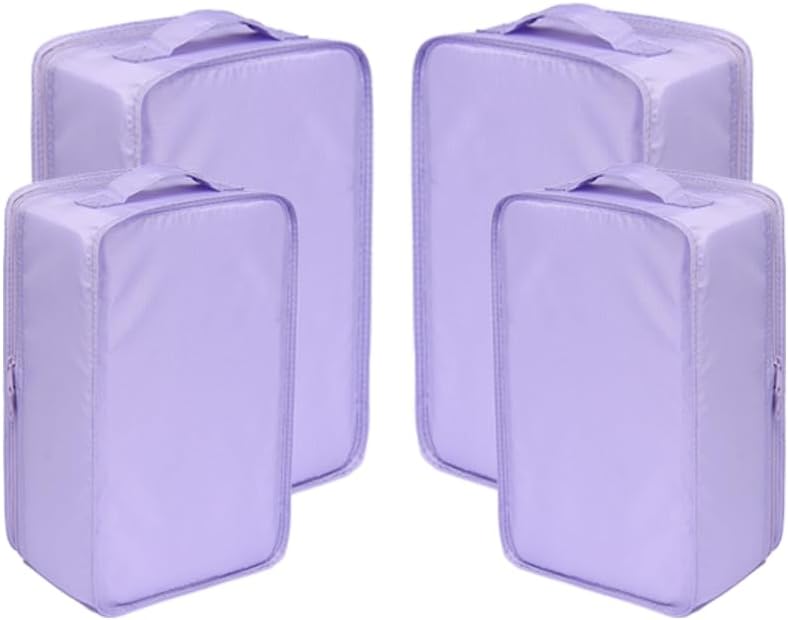 Travel Shoe Bags, Foldable Waterproof Shoe Puches Organizer-Double Layer (Multi-colored4)