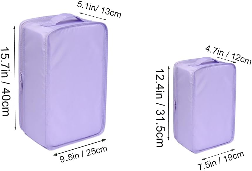 Travel Shoe Bags, Foldable Waterproof Shoe Puches Organizer-Double Layer (Multi-colored4)