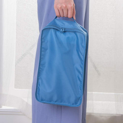 Travel Shoe Bags, Foldable Waterproof Shoe Puches Organizer-Double Layer (Multi-colored4)