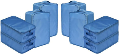 Travel Shoe Bags, Foldable Waterproof Shoe Puches Organizer-Double Layer (Multi-colored4)