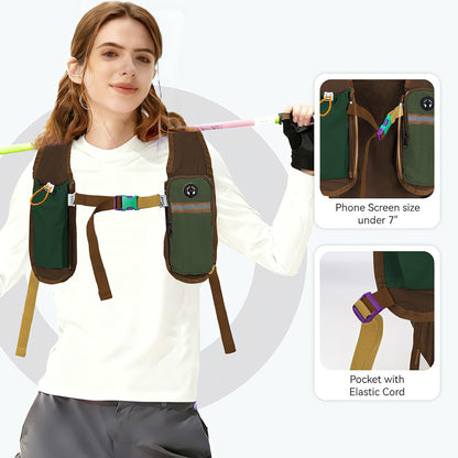 15L Small Hiking Backpack Travel Daypack Colorful Lightweight Packable Foldable Casual Backpack for Women Men
