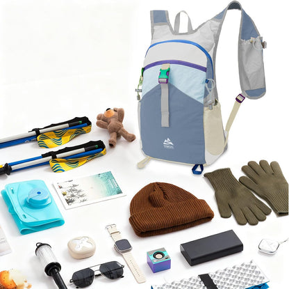 15L Small Hiking Backpack Travel Daypack Colorful Lightweight Packable Foldable Casual Backpack for Women Men