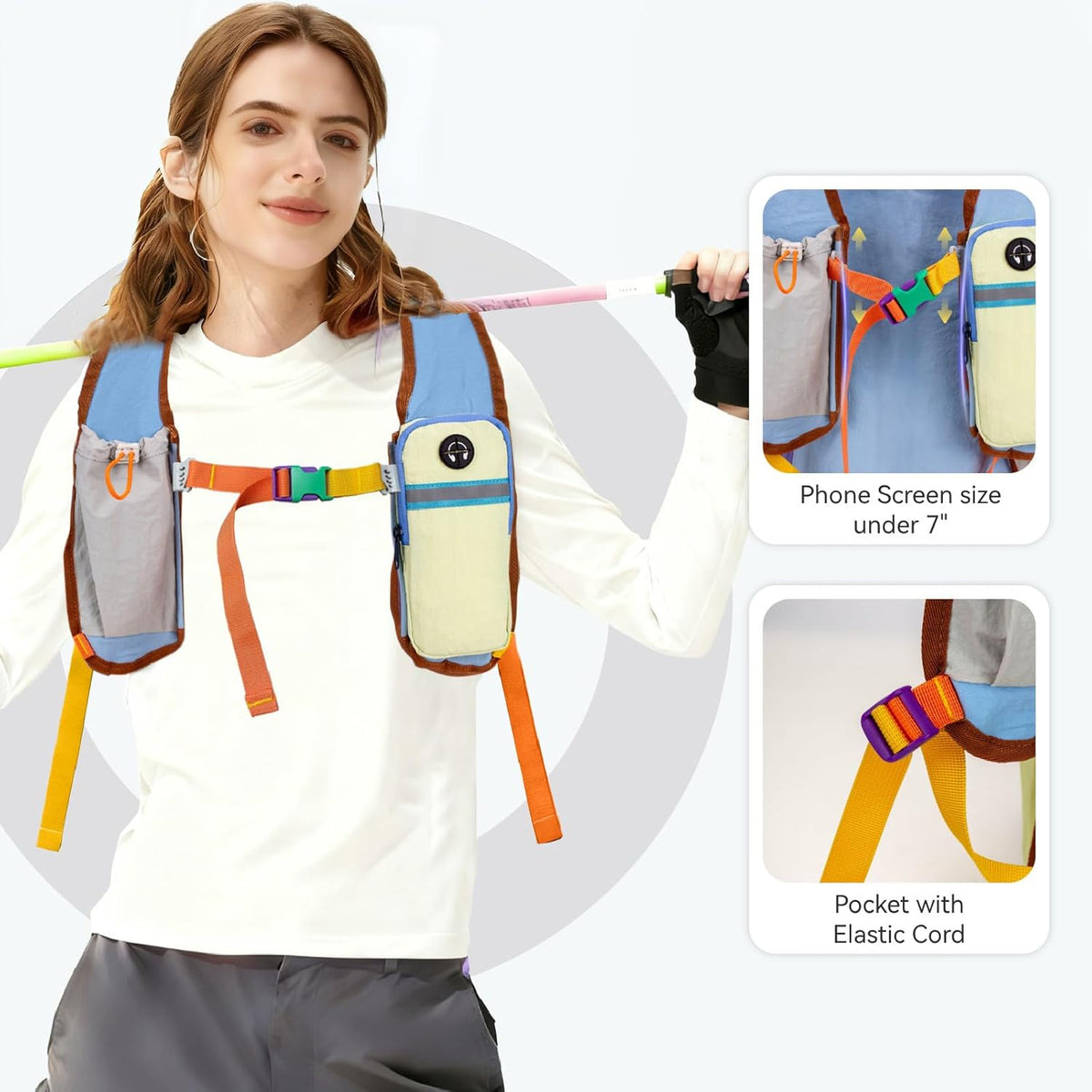 15L Small Hiking Backpack Travel Daypack Colorful Lightweight Packable Foldable Casual Backpack for Women Men