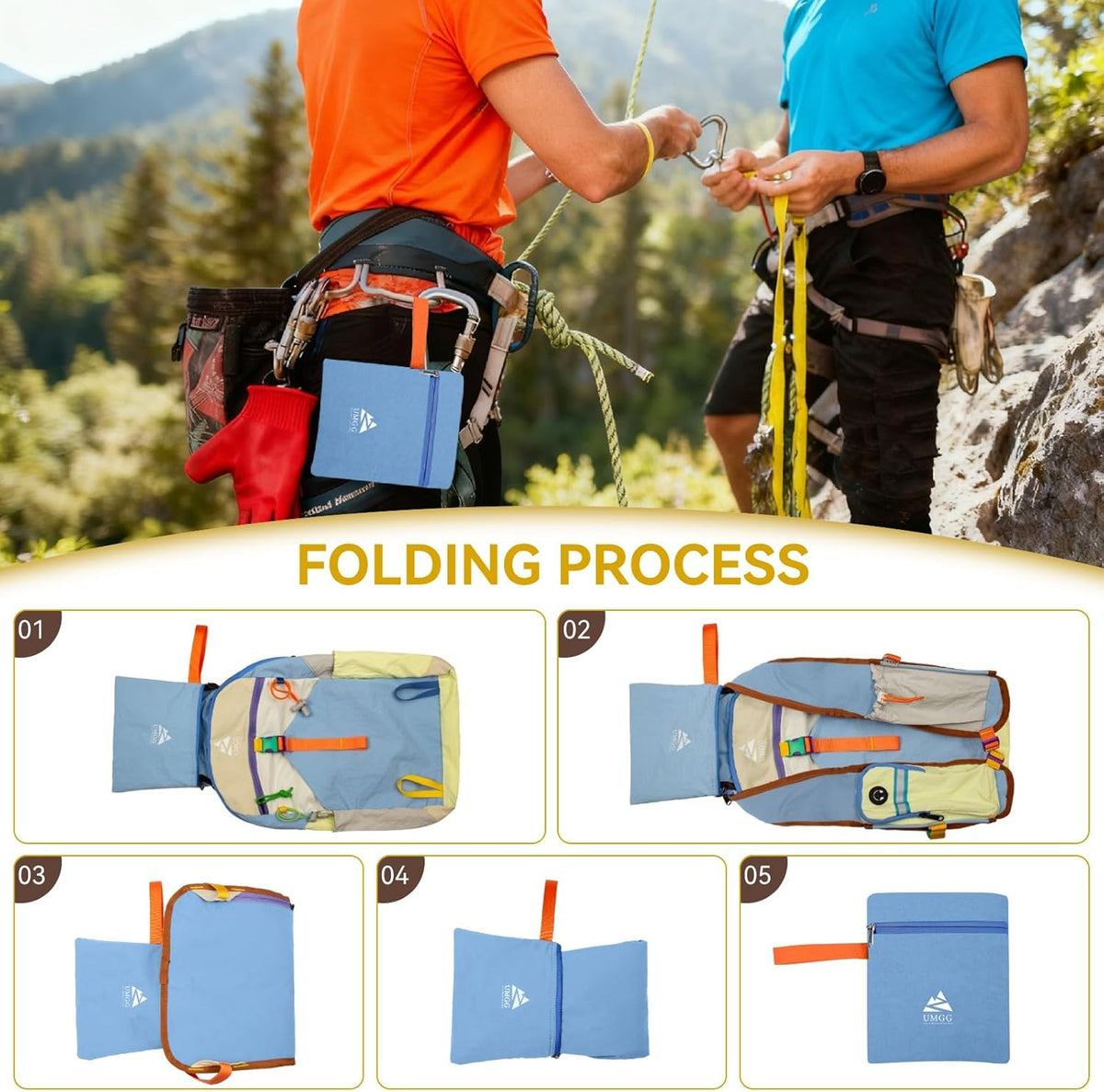 15L Small Hiking Backpack Travel Daypack Colorful Lightweight Packable Foldable Casual Backpack for Women Men