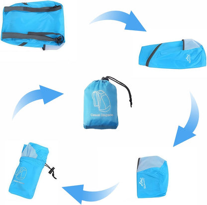 Ultra Lightweight Travel Foldable Backpack,Water Resistant Reusable Hiking Daypack for Camping Outdoor for Women&Men