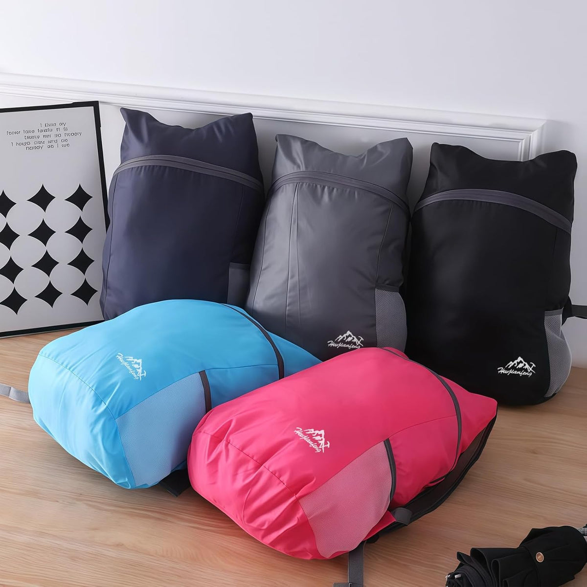 Ultra Lightweight Travel Foldable Backpack,Water Resistant Reusable Hiking Daypack for Camping Outdoor for Women&Men