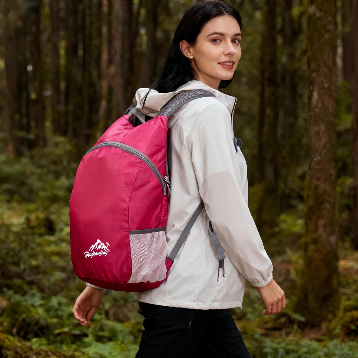 Ultra Lightweight Travel Foldable Backpack,Water Resistant Reusable Hiking Daypack for Camping Outdoor for Women&Men