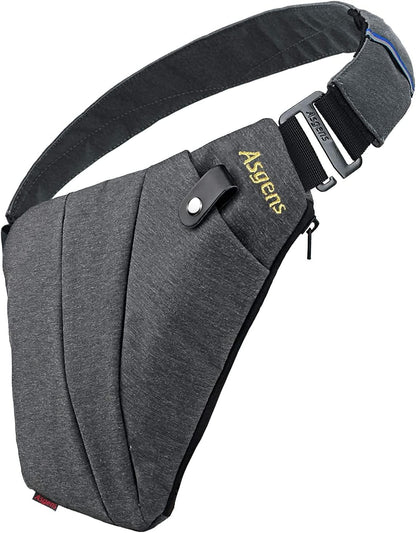CCW Crossbody Sling Bag Multi-Purpose Anti-Thief Conceal Carry Bag for Men and Women Range, Travel, Outdoor