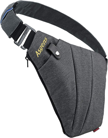 CCW Crossbody Sling Bag Multi-Purpose Anti-Thief Conceal Carry Bag for Men and Women Range, Travel, Outdoor