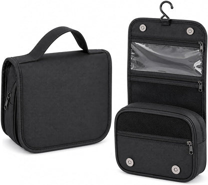 Large Hanging Toiletry Bag with Magnetic Snap Closure Waterproof Travel Durable Hanging Travel Toiletry Bag with Hook Hanging Toiletry Bags for Travel Size Toiletries