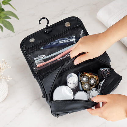 Large Hanging Toiletry Bag with Magnetic Snap Closure Waterproof Travel Durable Hanging Travel Toiletry Bag with Hook Hanging Toiletry Bags for Travel Size Toiletries