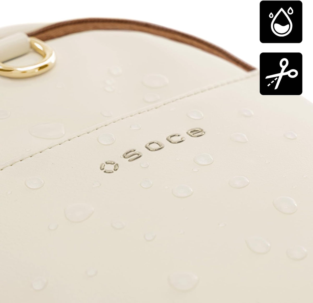 Crossbody Bags for Women Sling Bag Anti Theft PU Leather Travel Chest Purse Small Adjustable Strap Fits Large Phone