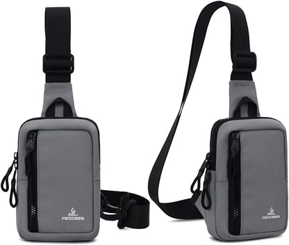 Small Crossbody Bag for Men Women Mini Sling Bag Travel Running Phone Daypack Cross Body Shoulder Bags with Keyholder