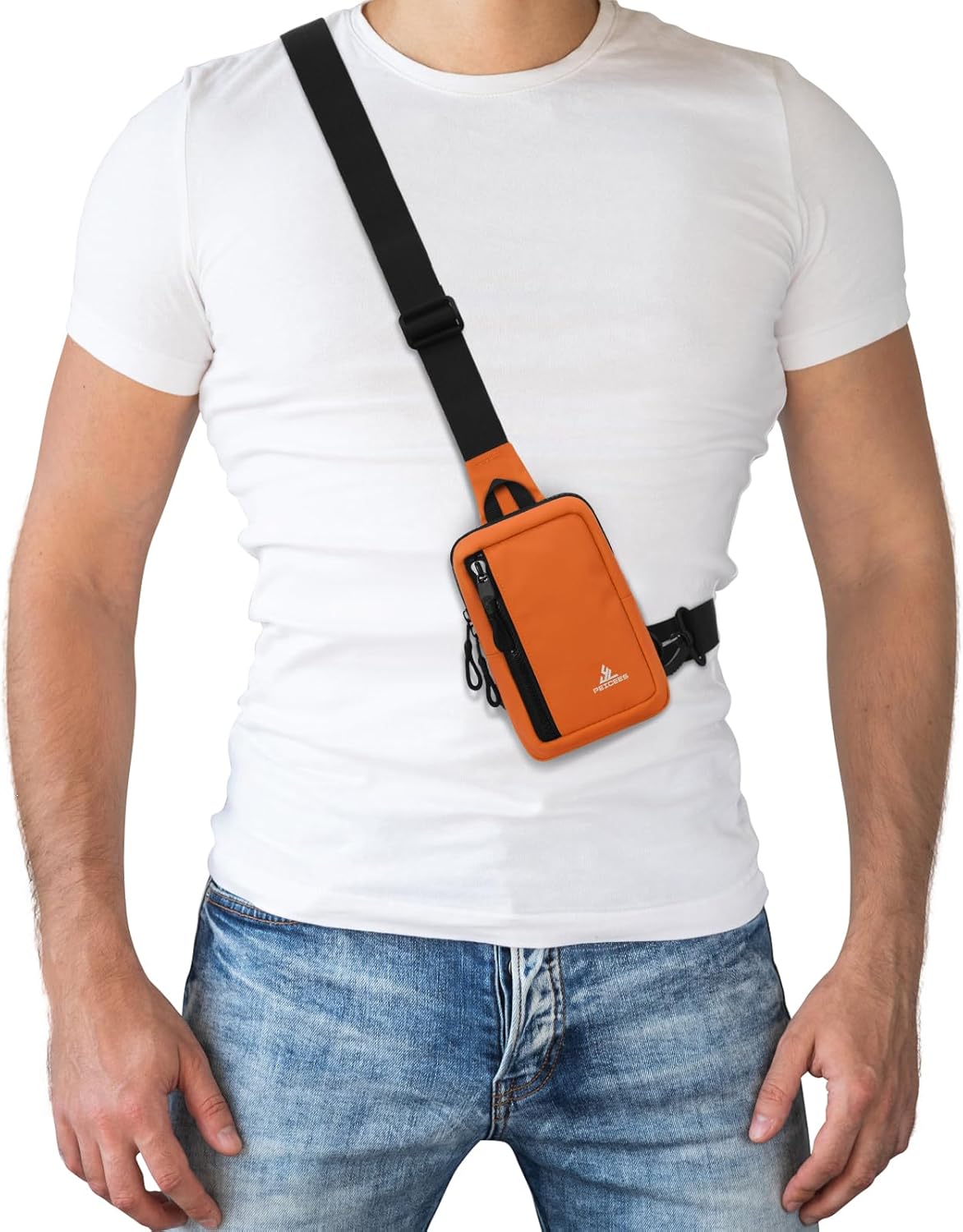 Small Crossbody Bag for Men Women Mini Sling Bag Travel Running Phone Daypack Cross Body Shoulder Bags with Keyholder