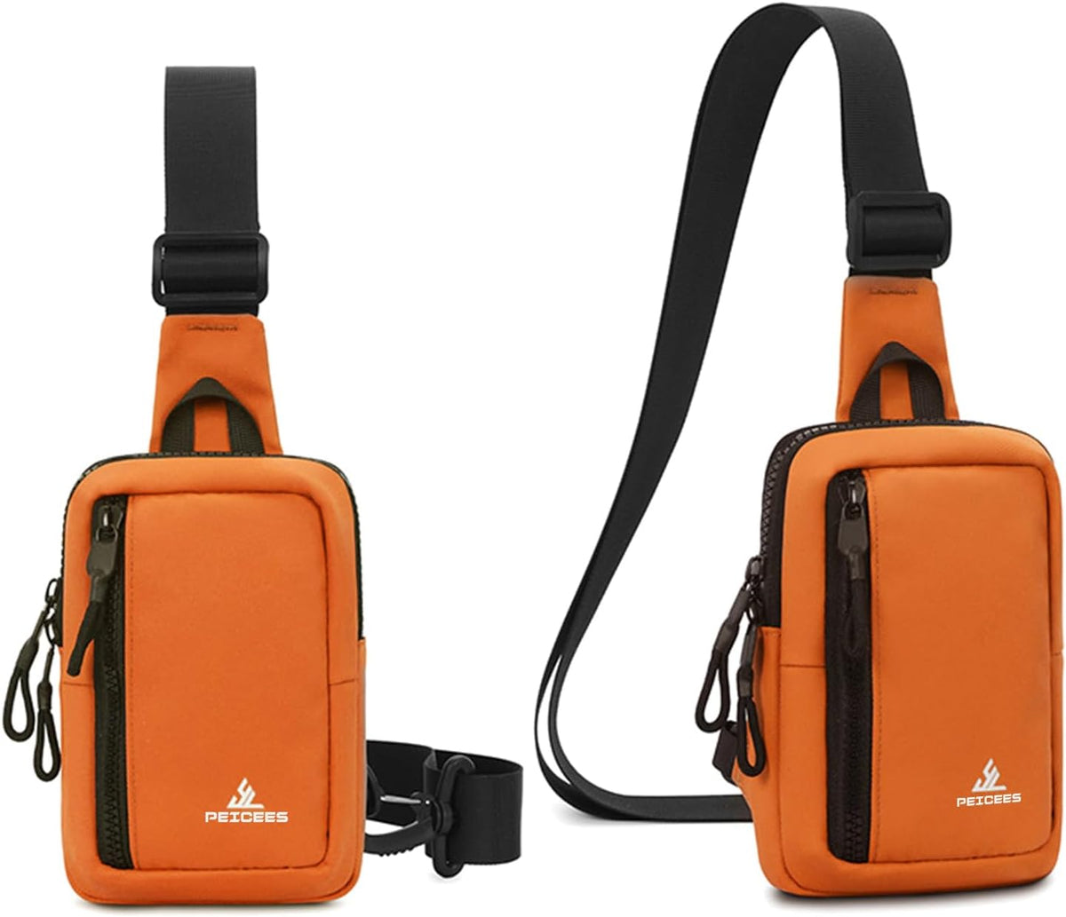 Small Crossbody Bag for Men Women Mini Sling Bag Travel Running Phone Daypack Cross Body Shoulder Bags with Keyholder