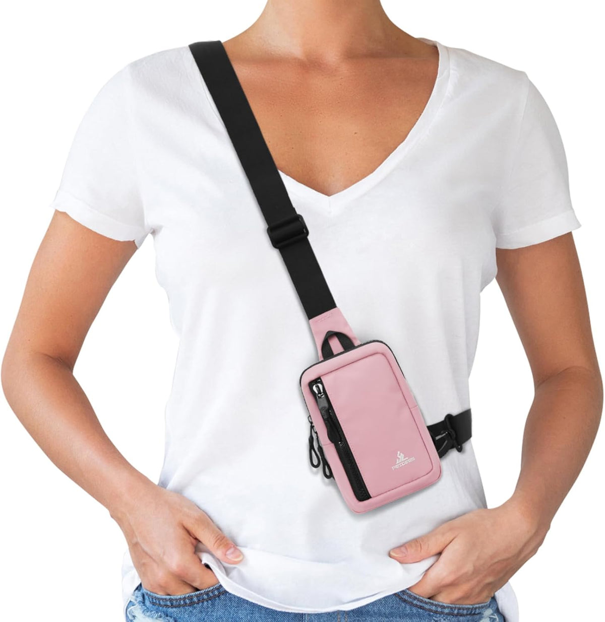 Small Crossbody Bag for Men Women Mini Sling Bag Travel Running Phone Daypack Cross Body Shoulder Bags with Keyholder