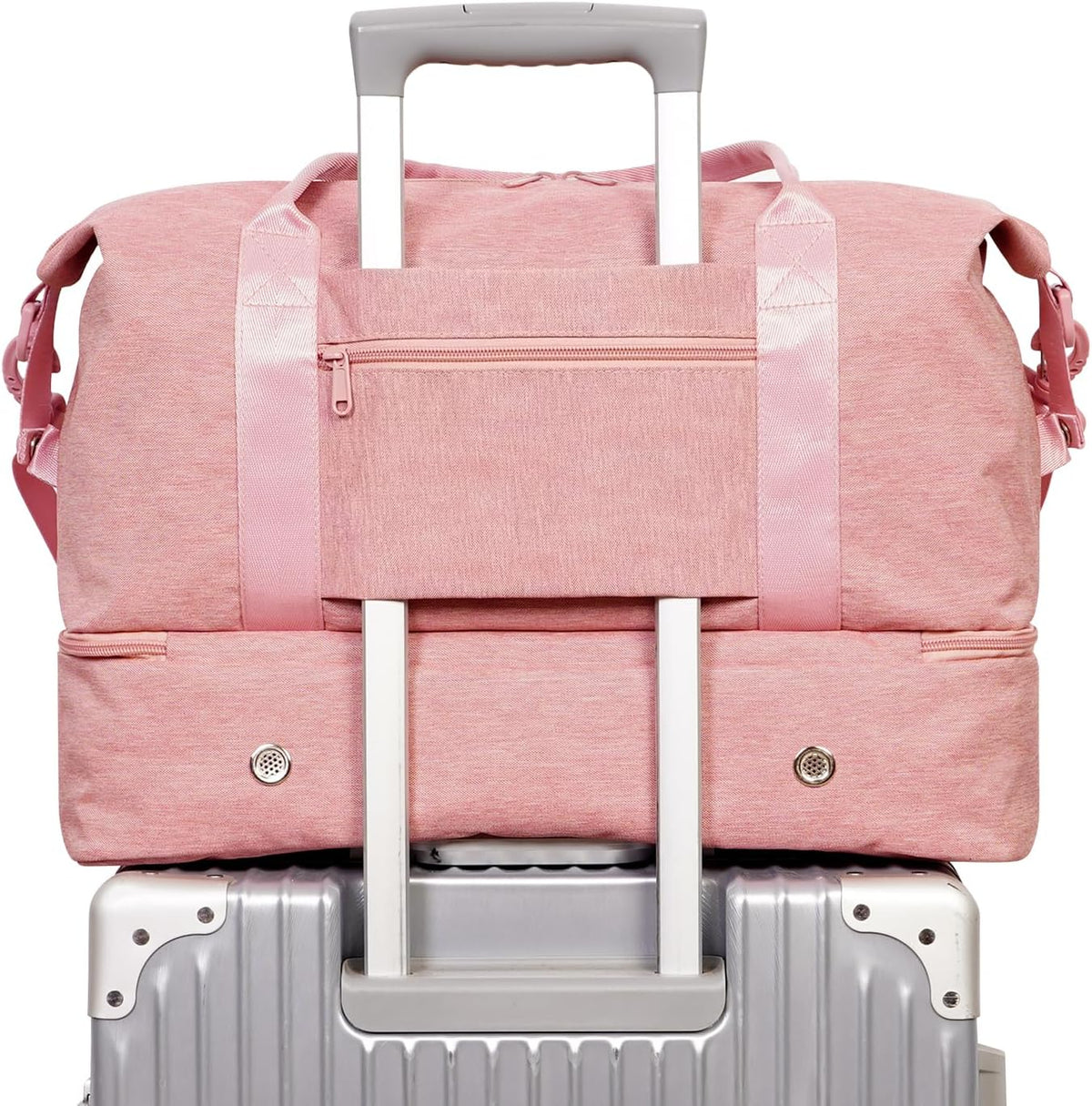 Personal Item Travel Bag, Carry On Weekender Bag for Women | 18x14x8 inches, Frontier Underseat Fit, Shoe Compartment, Weekend Overnight Trips